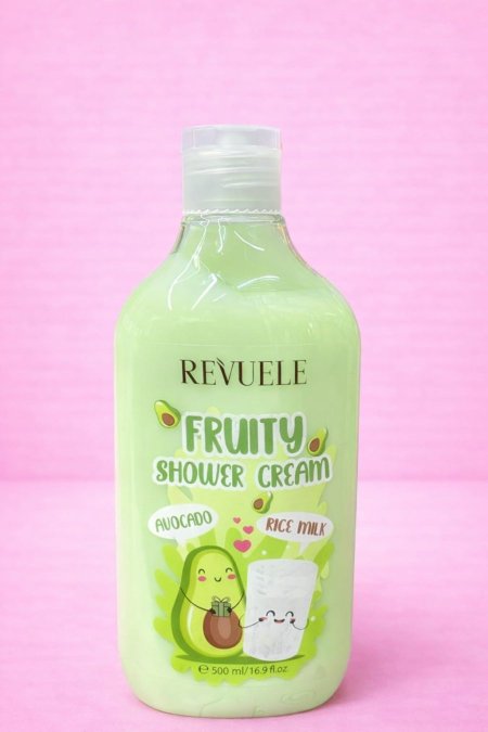 كريم استحمام فاكهي بالأفوكادو وحليب الأرز