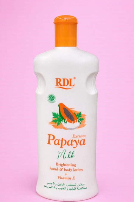 لوشن لليدين والجسم بحليب البابايا