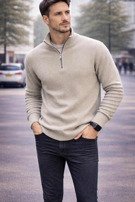 بلوز شبابي شتوي نص سحاب