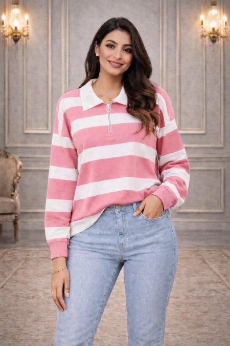 بلوز بناتي شتوي مع قبه