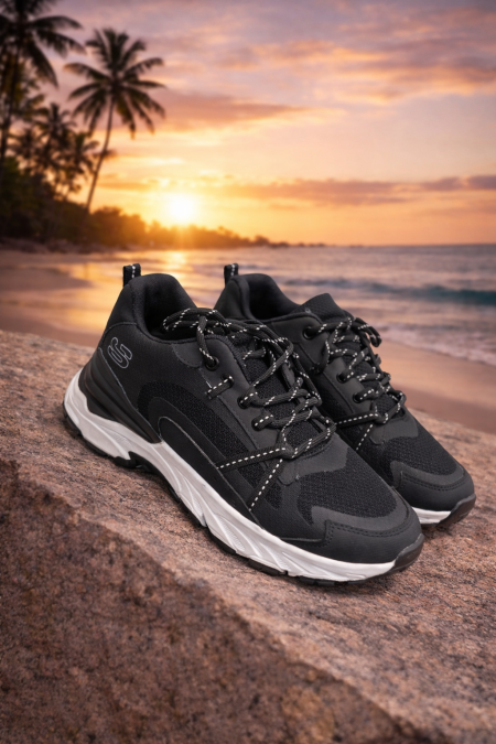 حذاء رياضي رجالي أسود