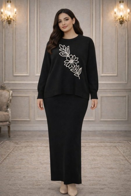 طقم نسائي (بلوزة + تنورة)