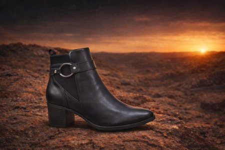 Elegant Ankle Boot – Black