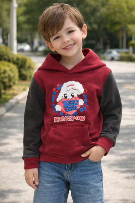 بلوزة هودي أطفال شتوي