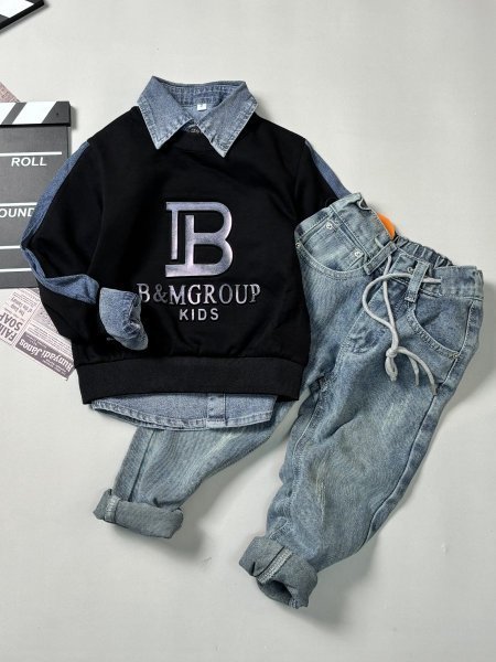 طقم ولادي 3 قطع 2-8