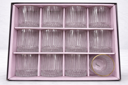 طقم كاسات زجاج للضيافة