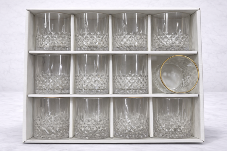 طقم كاسات زجاج فخم