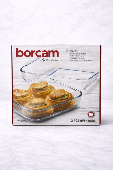 طقم صواني فرن زجاج – Borcam