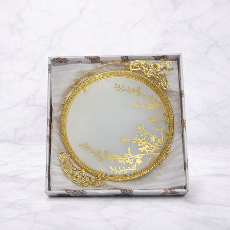 صينية تقديم زجاج