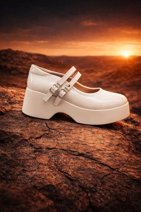 حذاء ماري جين نسائي منصة (Platform Mary Jane