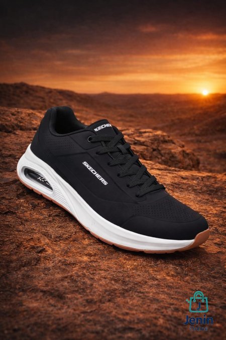 Skechers Airحذاء راحة أولًا. مش مخصص للطرق الوعرة، لكن ممتاز للاستخدام اليومي ولساعات طويلة بدون تعب
