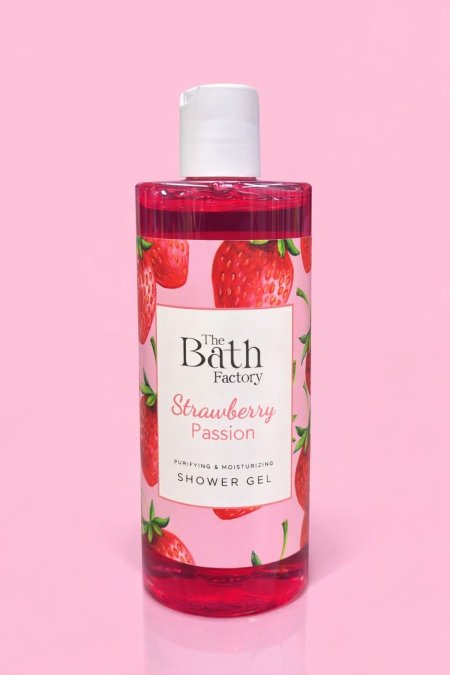 جل استحمام برائحة الفراولة